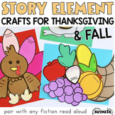 Story Element Fall Crafts | Turkey Craft | Cornucopia Craft