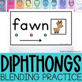 Diphthongs Blending Slides for Blending Diphthong Words Ph