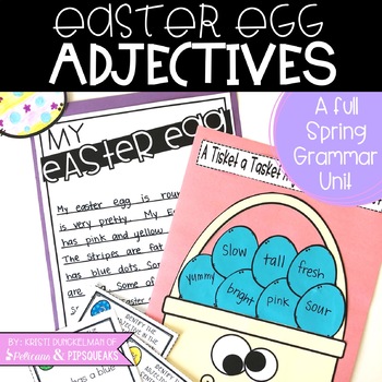 Preview of Spring Adjectives Unit
