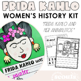 Frida Kahlo Womens History Month Project, Activities and Craft