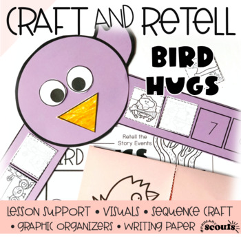 Preview of BIRD HUGS (Retelling a Story) Craft | Spring Read Aloud