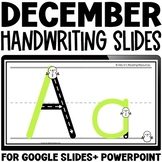 Handwriting Practice for Letter Writing DECEMBER Digital L