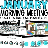 January Digital Morning Meeting Slides Activities Digital 