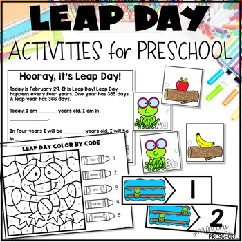 Leap Day Activities for Preschool Leap Year Centers by Perfectly Preschool