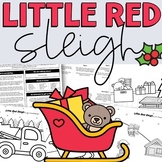 Little Red Sleigh Craft Interactive Read Aloud and Christm