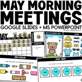 May Digital Morning Meeting Work Google Slides Activities 