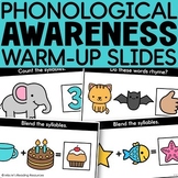 Phonological Awareness Activities Phonemic Awareness Slide