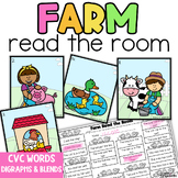 Read the Room CVC Sentences, Digraphs, Blends | Write the Room