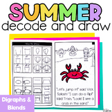 Summer Decodable Readers Digraphs Blends - Directed Drawin