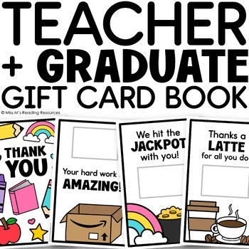 Preview of Teacher Appreciation Week Teacher Appreciation Gift Cards Book Editable Tags