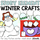 Winter Story Element Crafts | Snowman Craft | Story Elements
