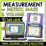 Measurement Metric Mass/Weight and Volume Conversion Task 