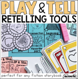 Retelling Story Elements GAMES | 5 Finger Retell | Reading