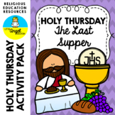 ** HOLY THURSDAY - THE LAST SUPPER ** CHRISTIAN ACTIVITY PACK