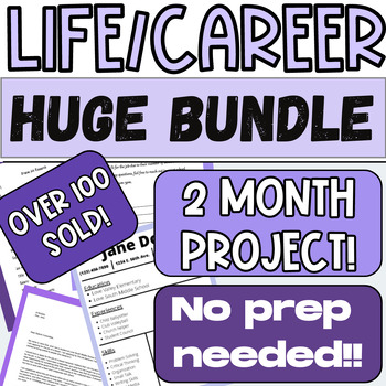 Preview of !!!!HUGE BUNDLE!!!! Business, Taxes, Life Skills, Budgeting, Career Readiness