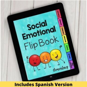 Preview of Distance Learning Social Emotional Flip Book