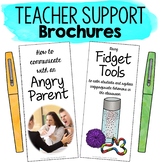 Teacher Brochures Parent Anger and Managing Fidget Tools