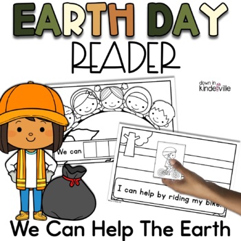 Preview of Earth Day Emergent Reader Book- We Can Help the Earth -3 Variations