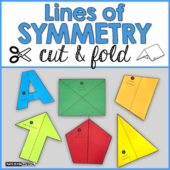lines of symmetry cut and fold figures geometry 4 g a 3 tpt