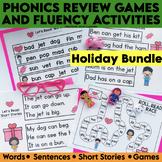 Phonics and Fluency Activities Holiday GROWING Bundle - De