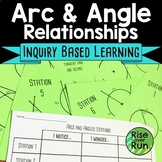 Circles Arcs and Angles Relationship Stations