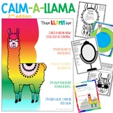 Calming Llama Worry Workbook with Google Classroom Version