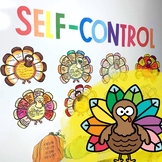 Self Control Activities with the Circle of Control Turkey