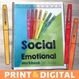 Social Emotional Workbook plus Distance Learning for Teens