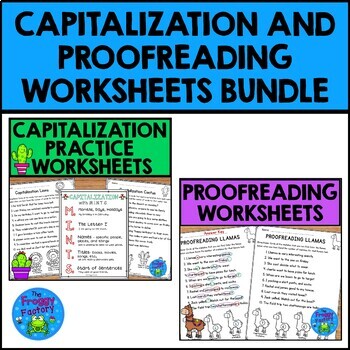 Preview of Capitalization and Proofreading Practice Bundle