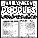 "Halloween" Doodle Word Searches | Fun Challenge, Early Fi