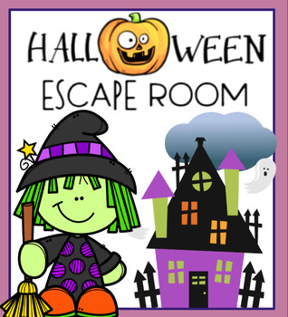 Preview of {Halloween} Escape Room - Witch's Cottage Digital Resources Morning Work Fall