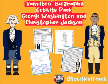 Preview of "Hamilton" Activity Pack - George Washington and Christopher Jackson