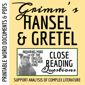 hansel and gretel analysis essay