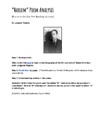 "Harlem" Langston Hughes Poem Analysis (Raisin in the Sun 