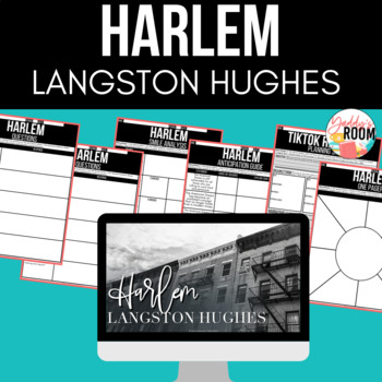 Preview of "Harlem" by Langston Hughes Lesson Plan
