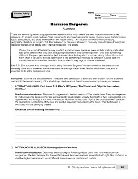 "Harrison Bergeron" COMPLETE UNIT EDITABLE Activities,Tests,AP Style