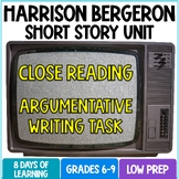 Harrison Bergeron by K. Vonnegut - Short Story Unit - Argu