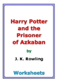 "Harry Potter and the Prisoner of Azkaban" worksheets