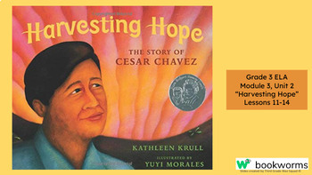 Preview of "Harvesting Hope" Google Slides- Bookworms Supplement
