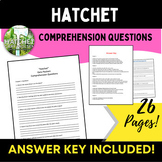 "Hatchet" by Gary Paulsen Chapter-by-Chapter Comprehension