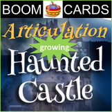 "Haunted Castle" Articulation Mazes  - BOOM CARDS Growing Bundle