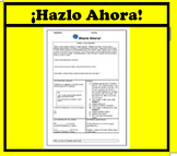 Trabajo por la mañana: ¡Hazlo Ahora 5!