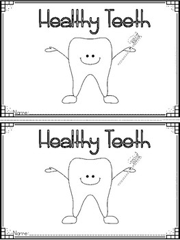 Preview of "Healthy Teeth" (Dental Health/February Emergent Reader Dollar Deal)