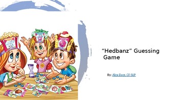 Preview of "Hedbanz" Headbands Guessing Game for Powerpoint