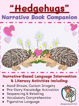 Preview of "Hedgehugs" Narrative Based Language Intervention Book Companion
