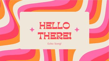 Preview of "Hello, There!" Song - Spanish and English - Elementary Music Welcome Song