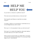 "Help Me Help You" Student Survey