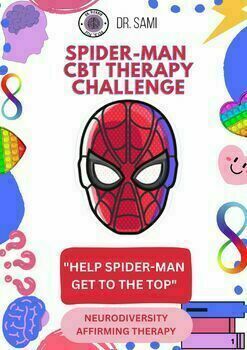 Preview of "Help Spider-Man Get to the Top!" Counseling Activity - Neurodiversity Affirming