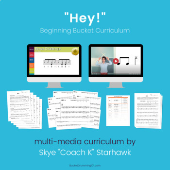 Preview of "Hey!" Beginning Bucket Drumming Curriculum