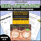 Preview of 'Hey, Little Ant' Book Activities and Poster